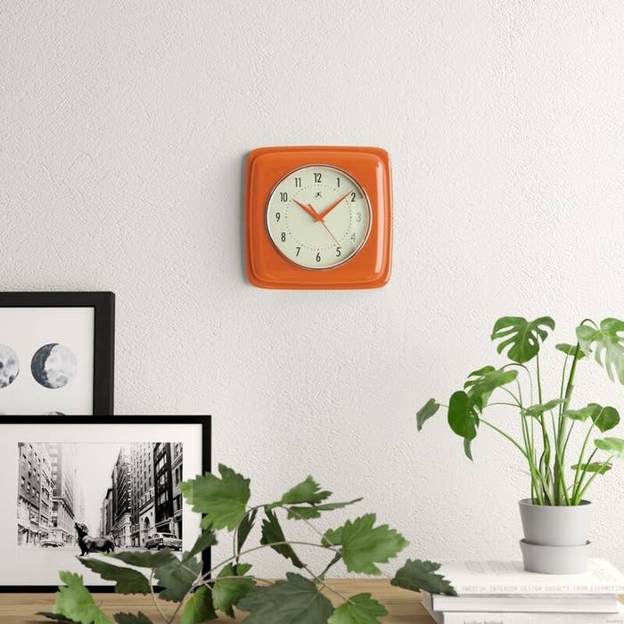 the clock in orange