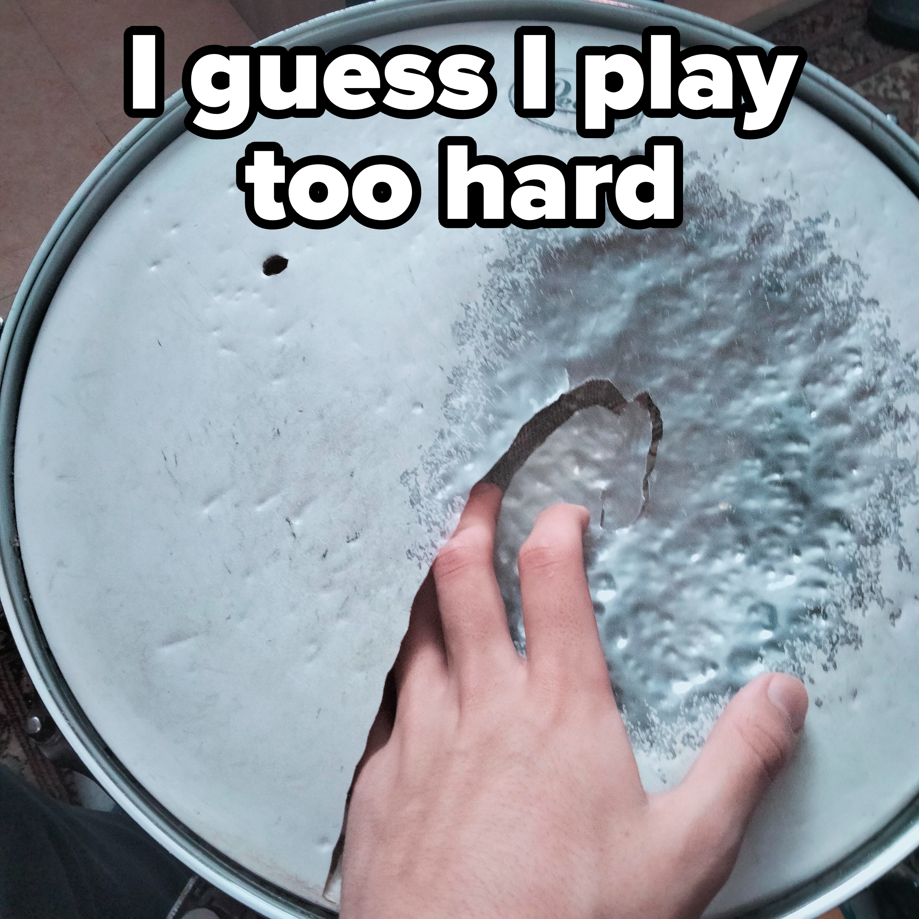 a broken drum