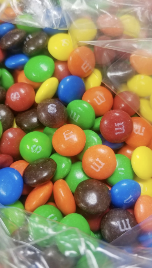 a bag of candy