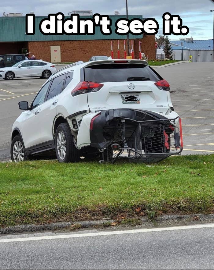 "I didn't see it."