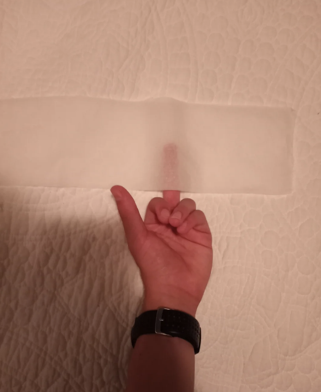 see-through toilet paper