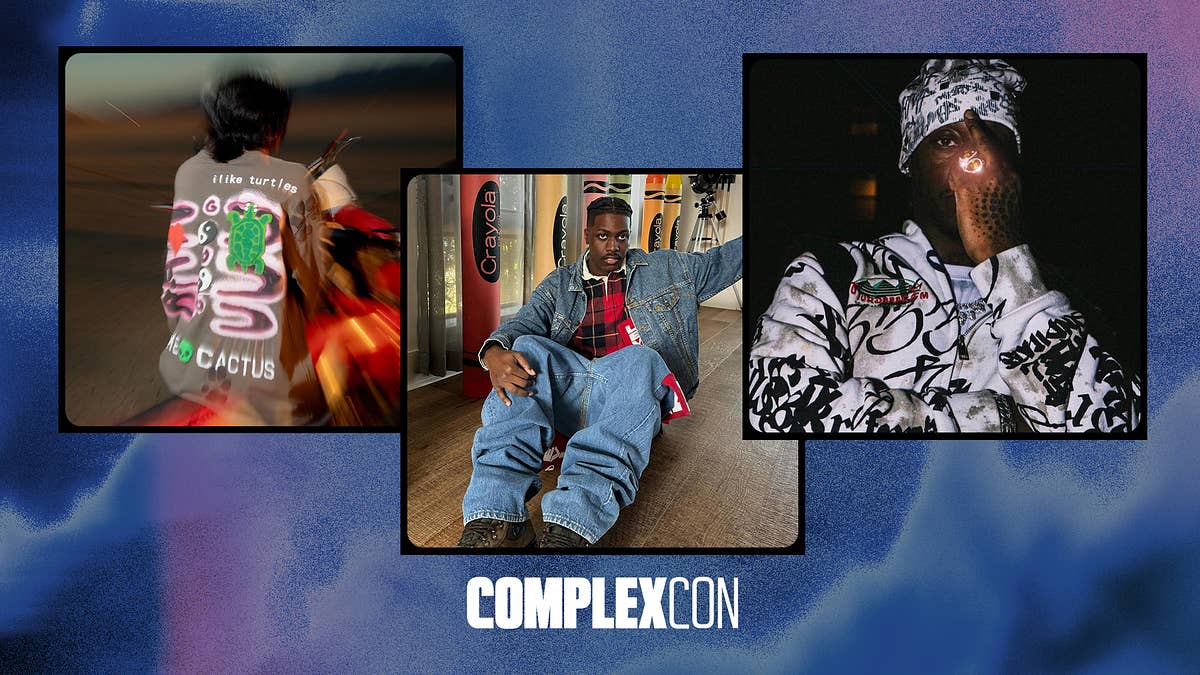 Denim Tears x Levi's x Cactus Plant Flea Market, Murd333r.FM, B.B. Simon x Dipset, and other great drops at ComplexCon 2023 are highlighted in this guide.