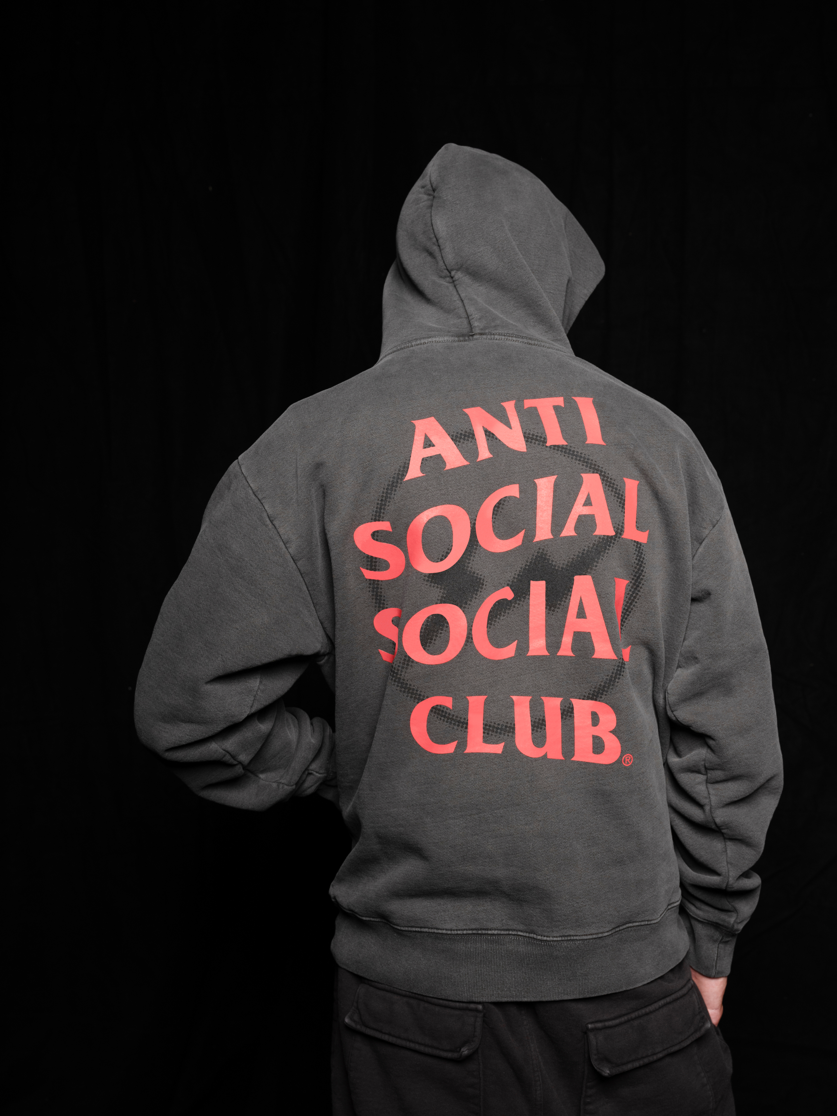 レアanti social social club×FRAGMENT パーカー - ファッション
