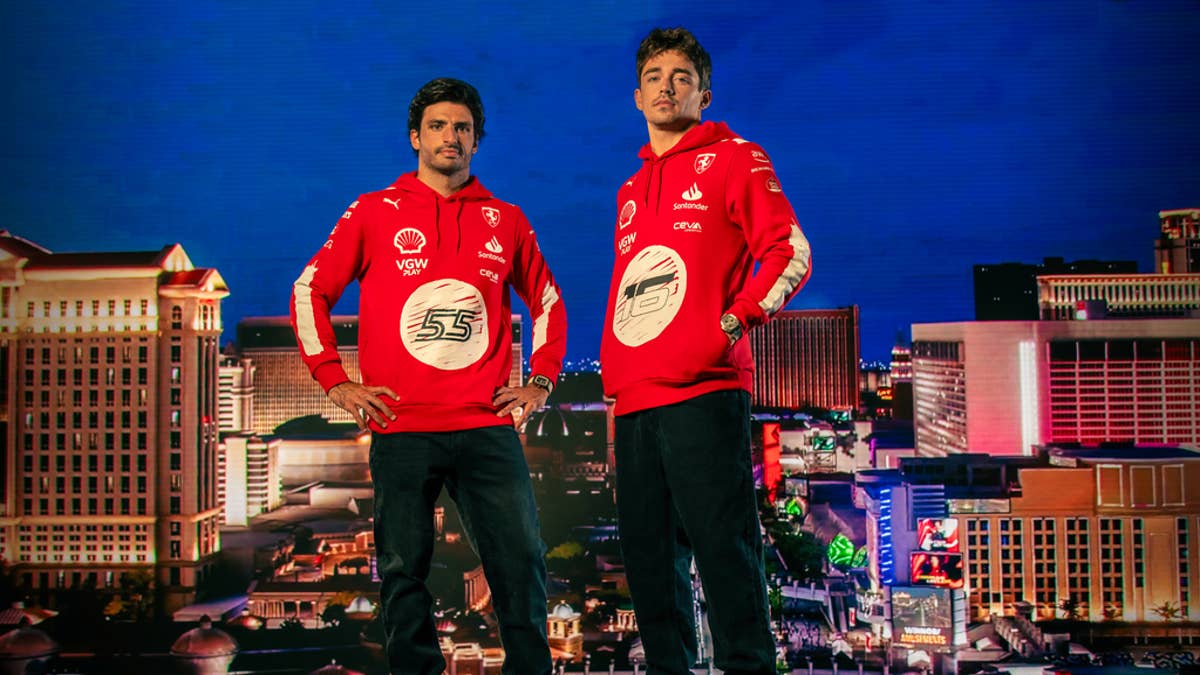 Ahead of the 2023 Las Vegas Grand Prix, we caught up with Ferrari's Charles Leclerc and Carlos Sainz to discuss Puma's collaboration with Joshua Vides.