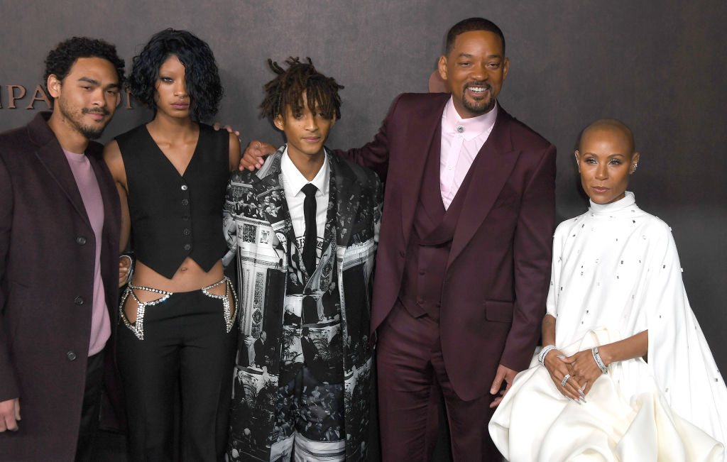 will and jada with the kids