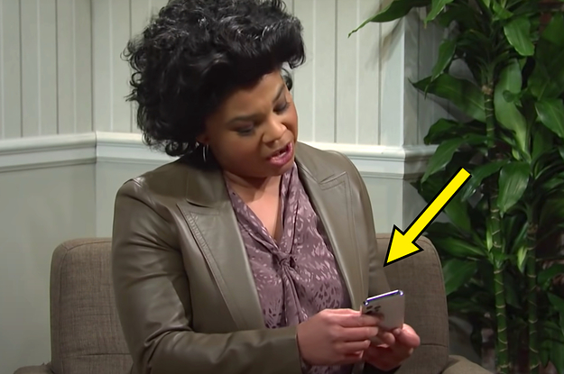 a therapist looking at her phone