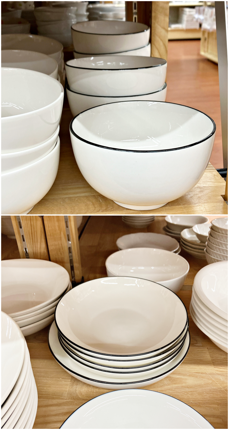 Seria（セリア）のおすすめ食器「プレート ホーロー風」「ホーロー風 サラダボウル」