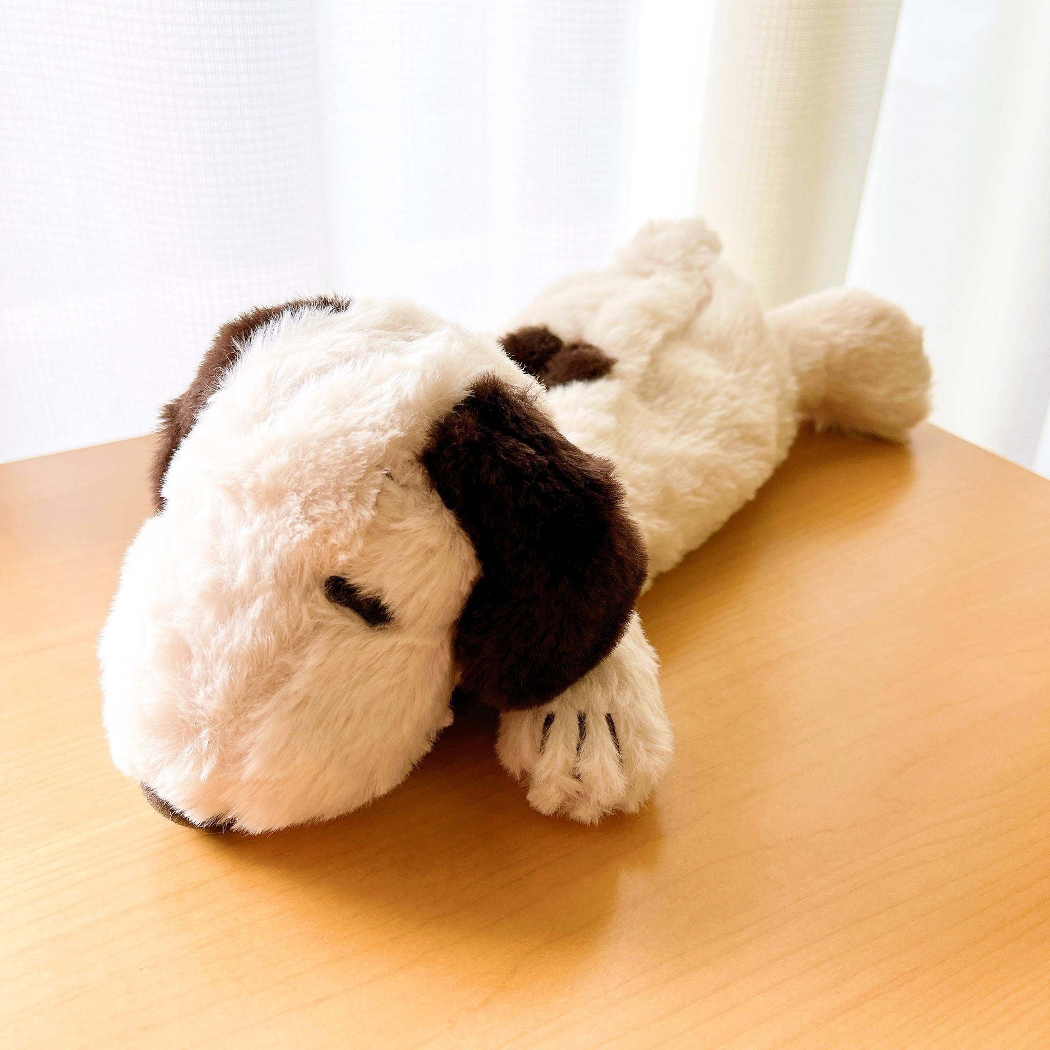 PLAZA（プラザ）のオススメのグッズ「スヌーピー PEANUTS ロングポーチ モカ」