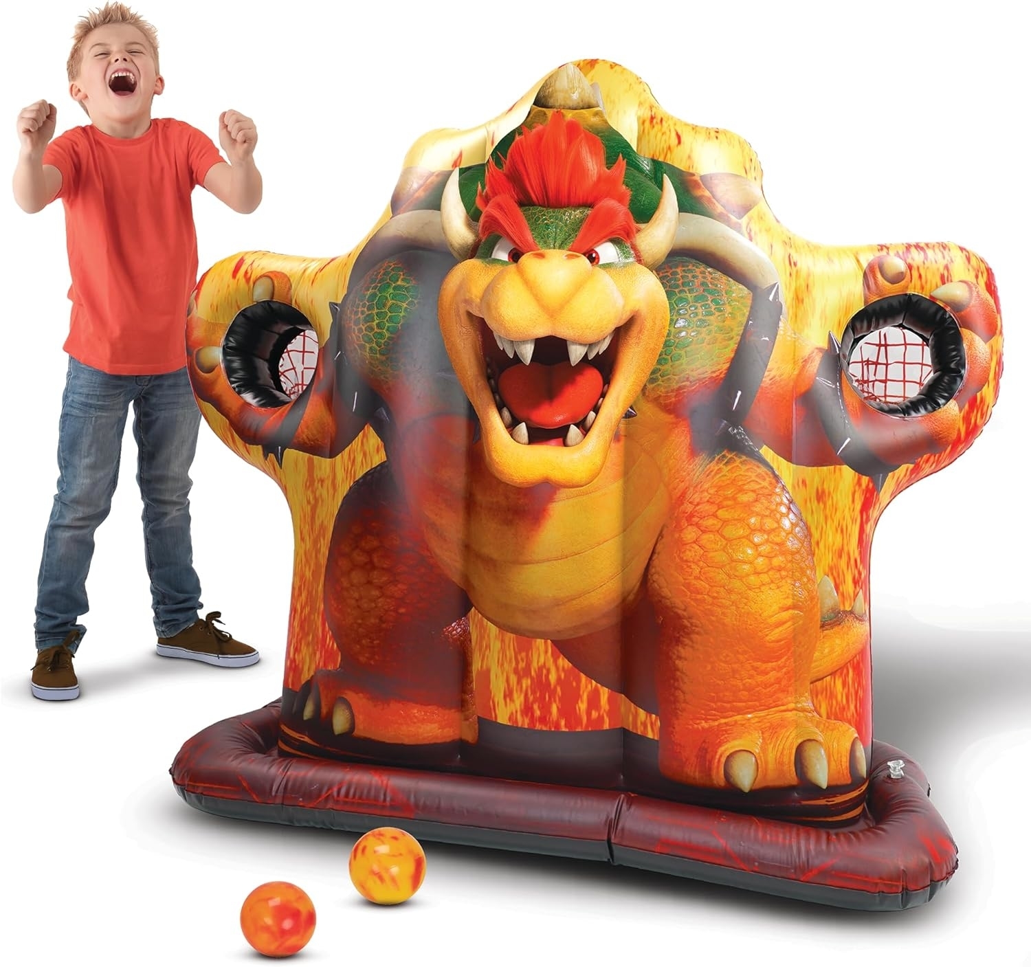 the inflatable ball game