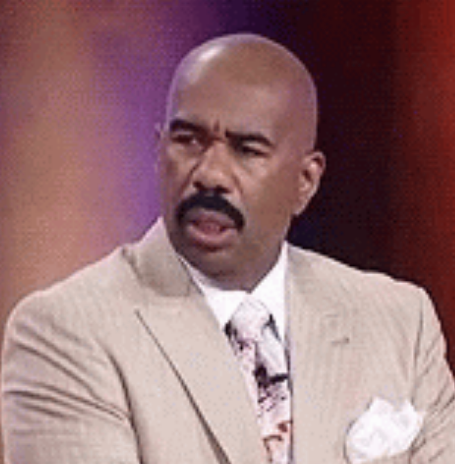 Steve Harvey on &quot;Family Feud&quot; looking confused