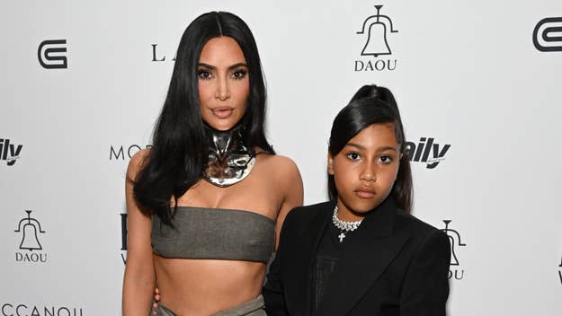 kim kardashian and north west on the red carpet together