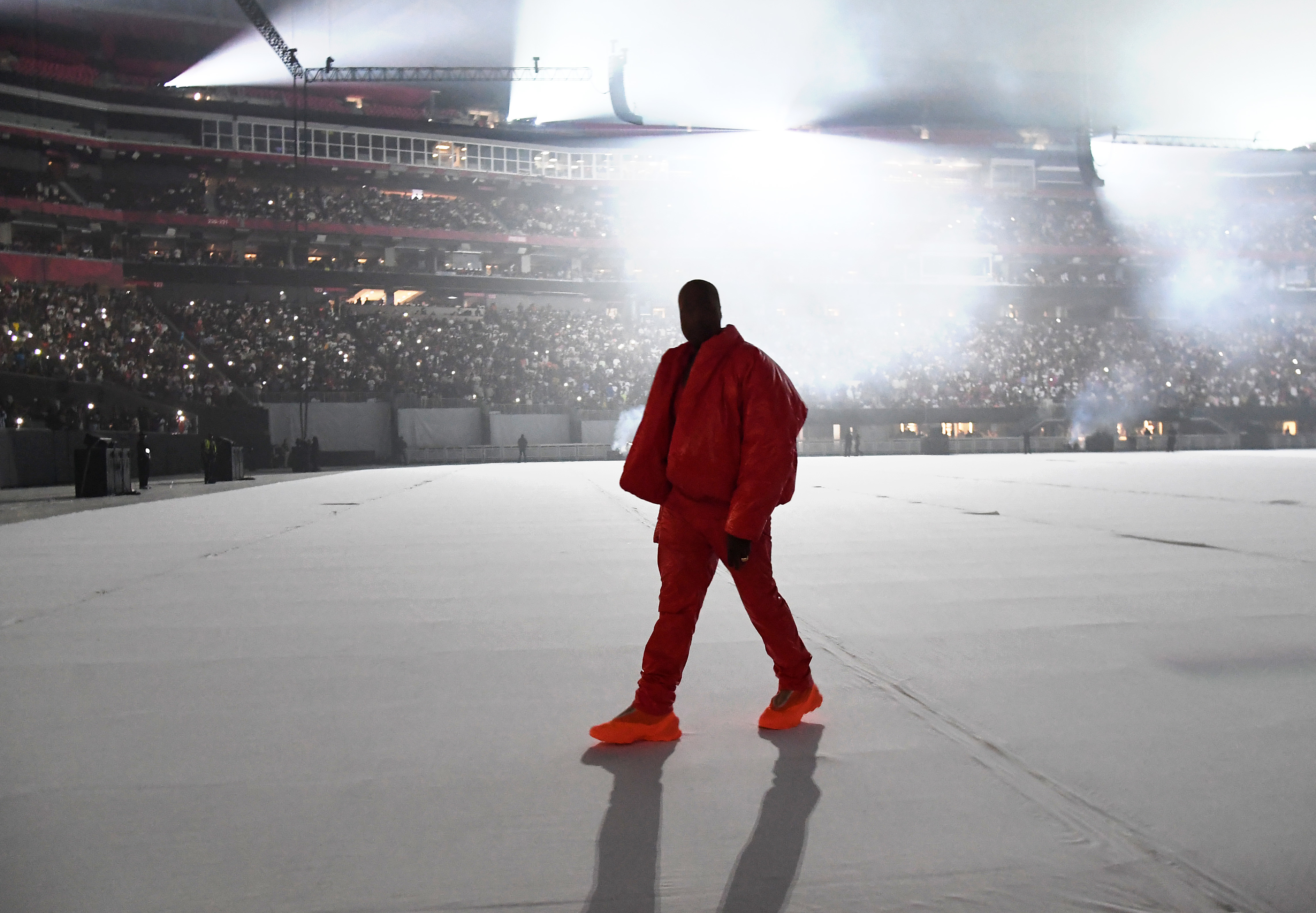 Kanye onstage