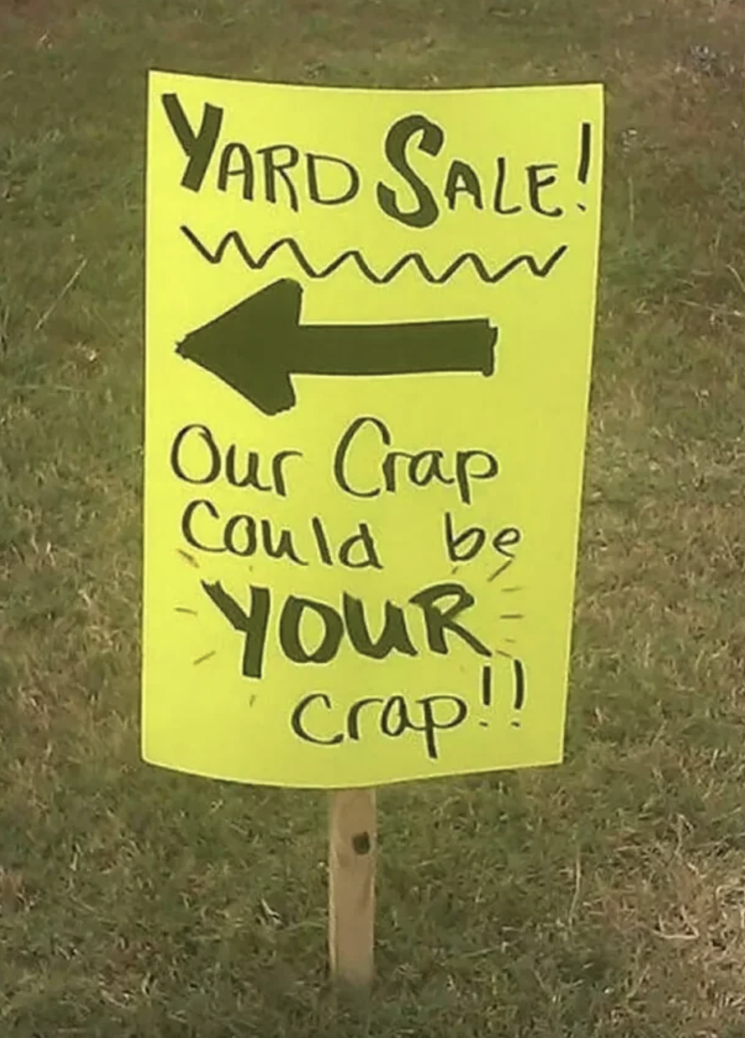 yard sale our crap could be your crap
