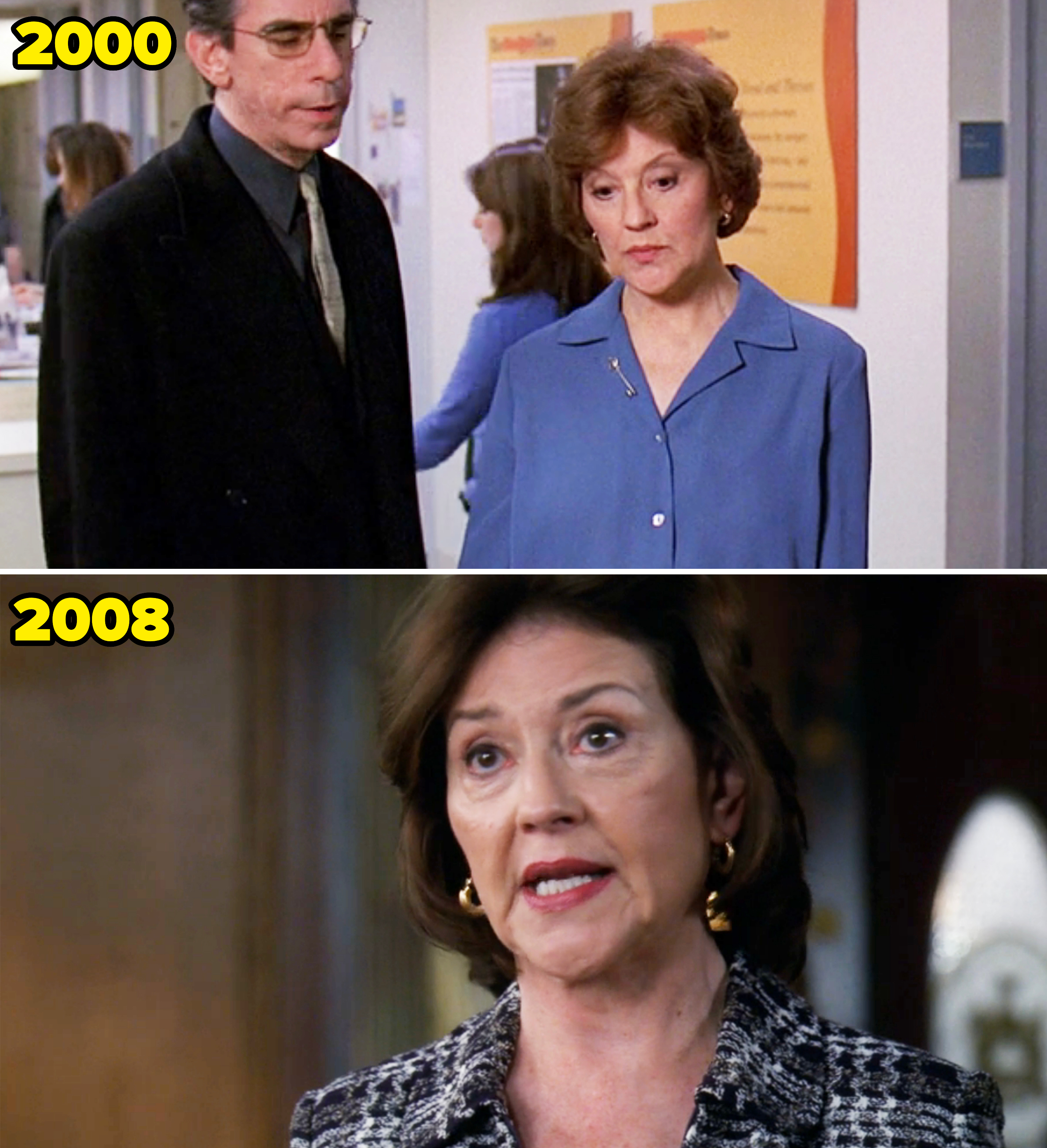 her in 2001 and 2008