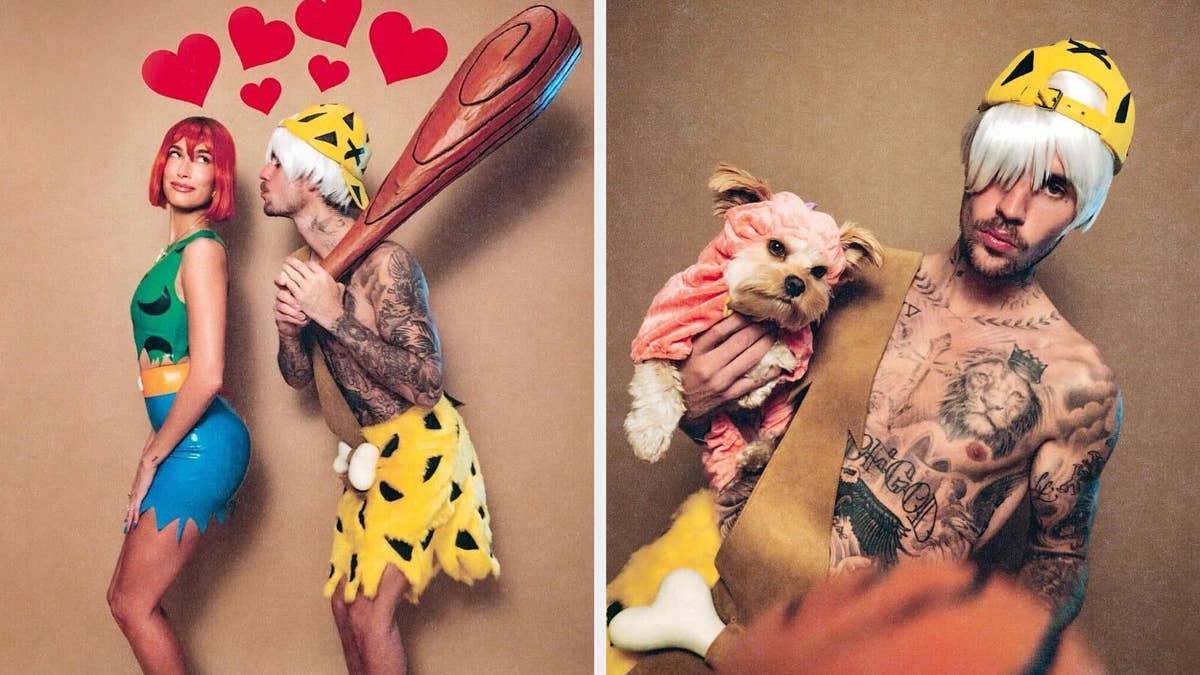 A visual trip through Justin and Hailey's Halloween costumes.