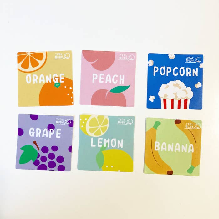 CanDo(キャンドゥ)のおもしろアイテム「香り付きシール 6P」