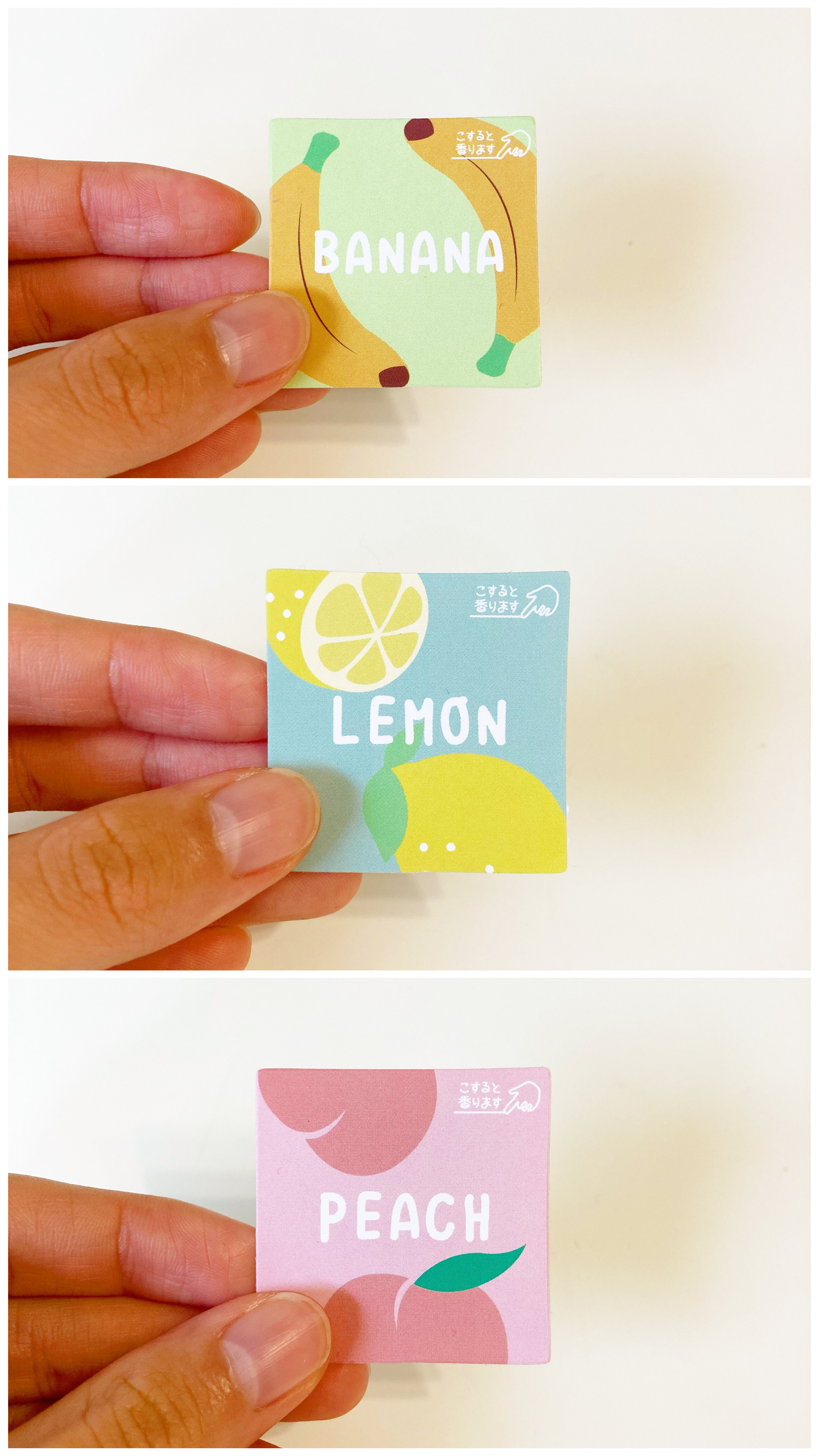 CanDo(キャンドゥ)のおもしろアイテム「香り付きシール 6P」