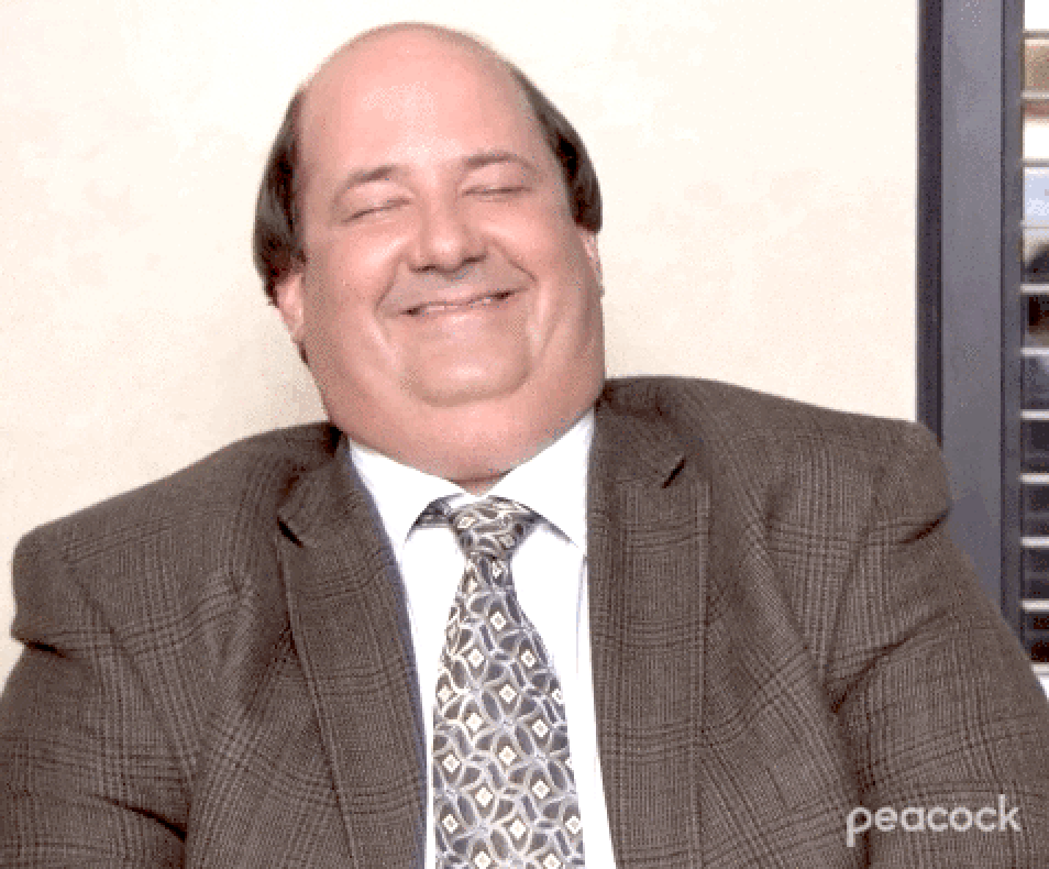 Kevin from &quot;The Office&quot; laughing