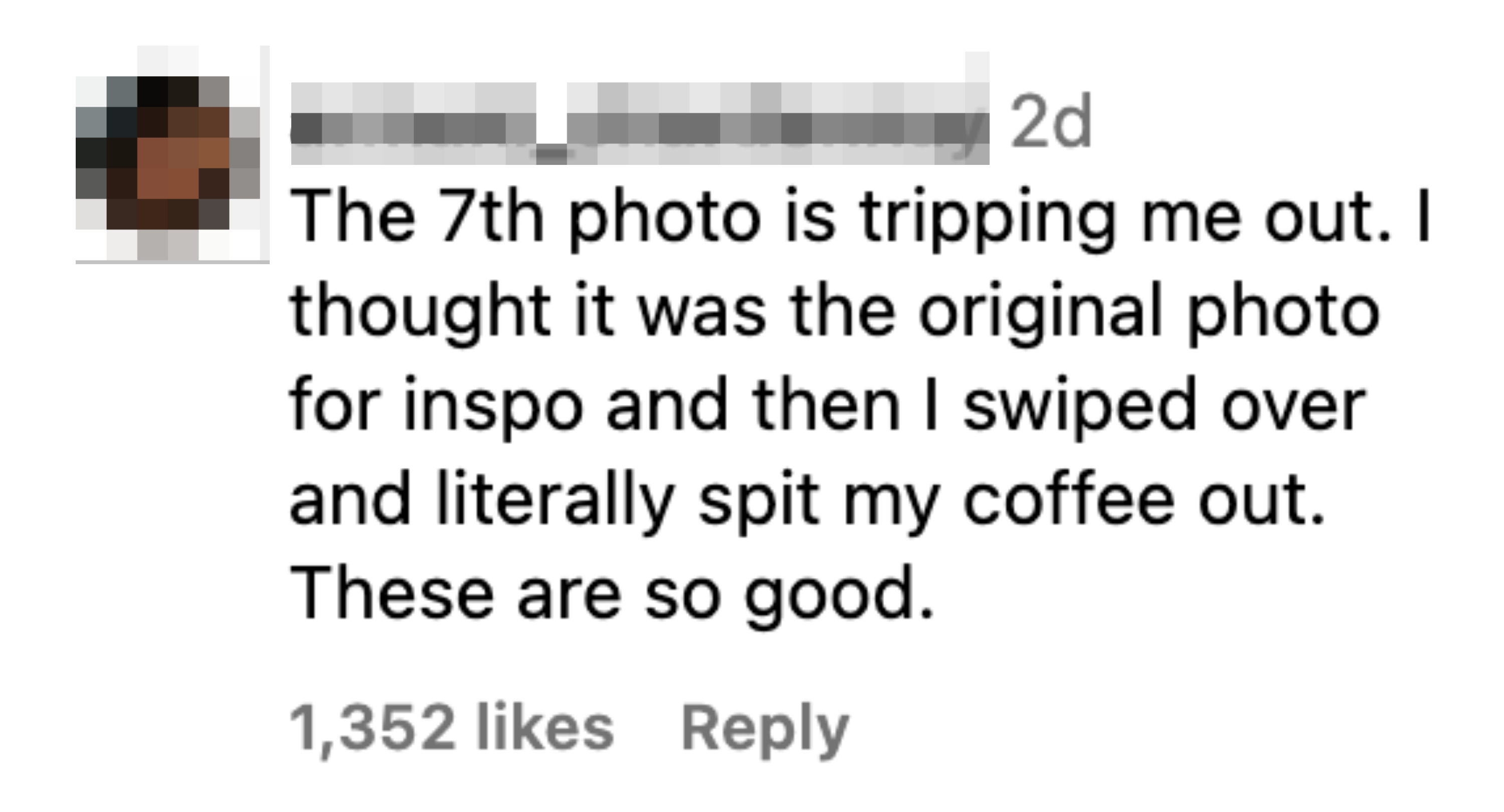 &quot;The 7th photo is tripping me out&quot;