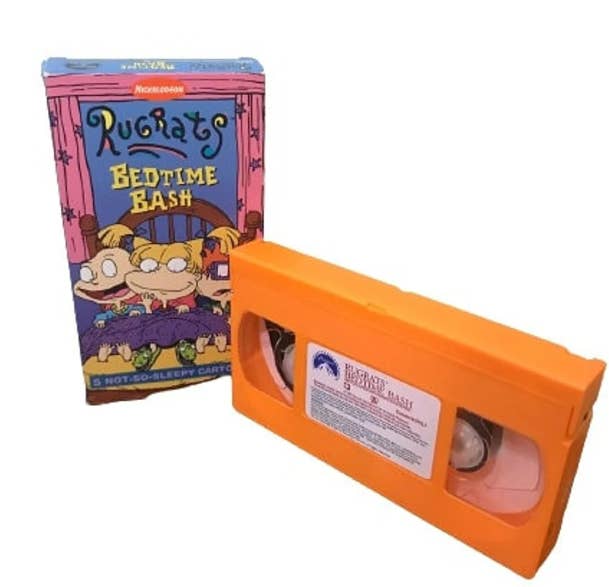 A Rugrats VHS tape