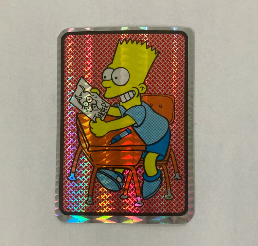 A Bart Simpson sticker