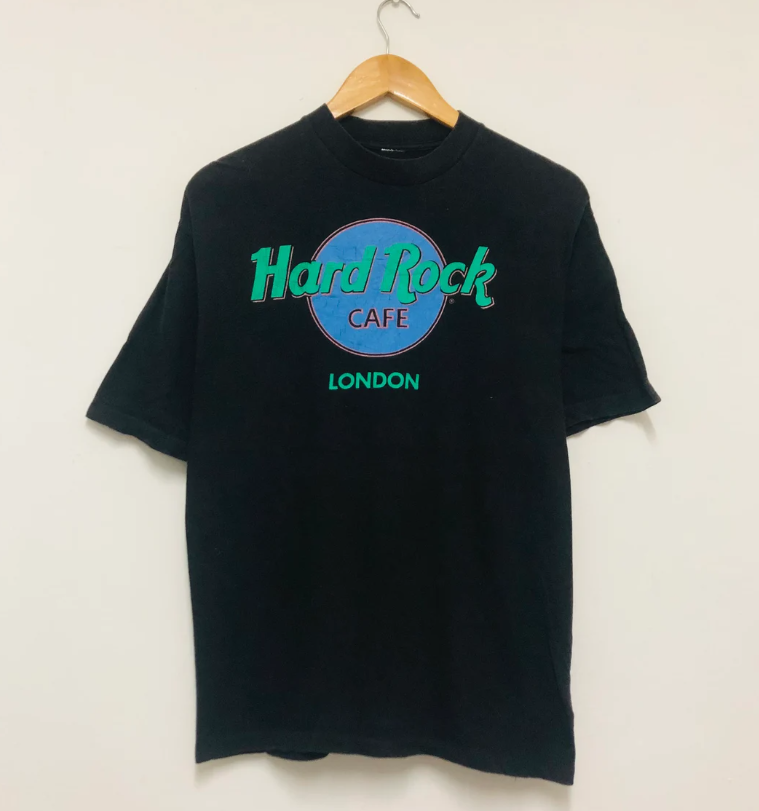 A Hard Rock Cafe T-shirt