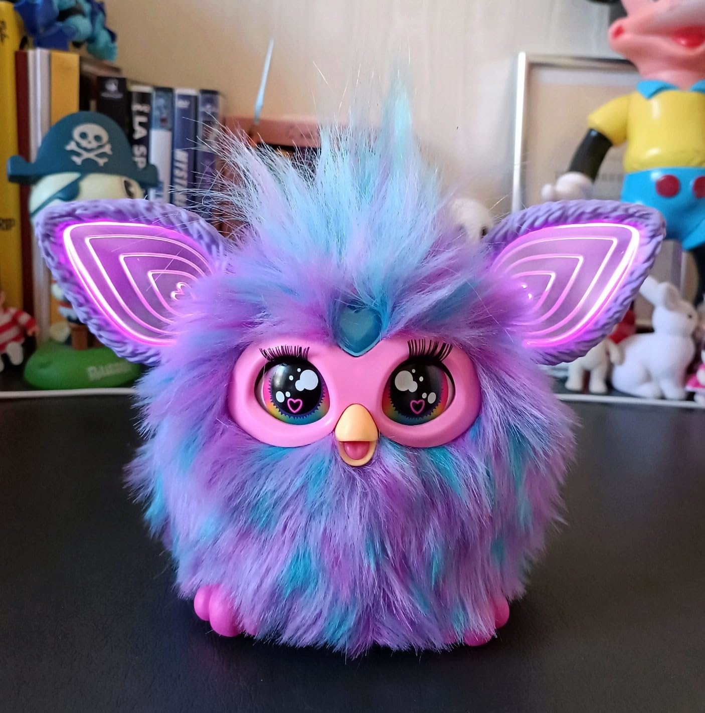a reviewer photo of the Furby