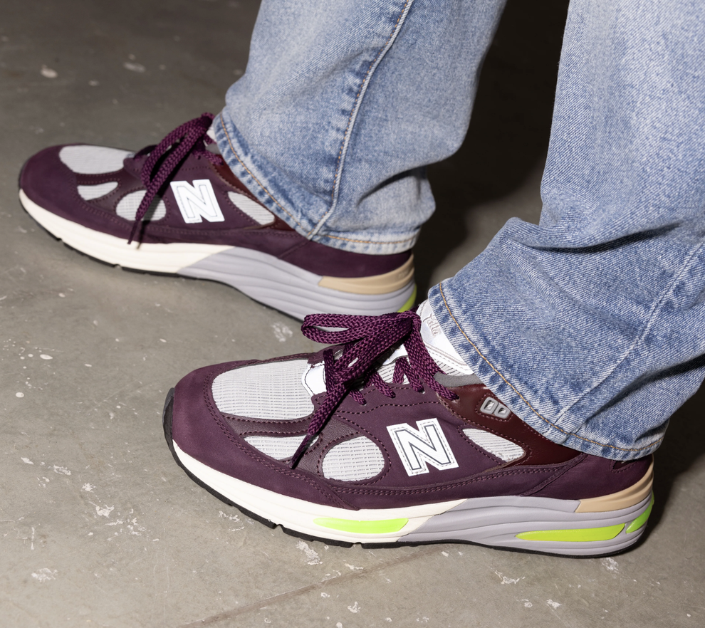 patta x new balance 991 dusty pink