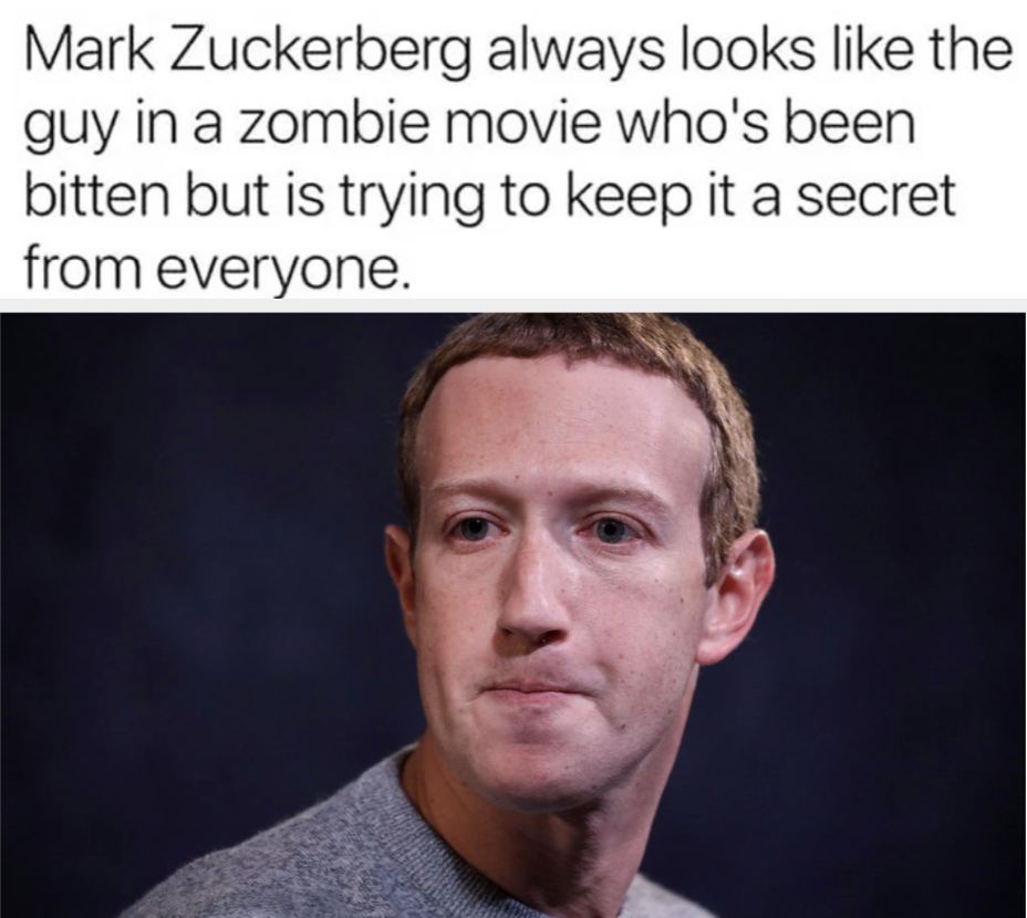 Closeup of Mark Zuckerberg