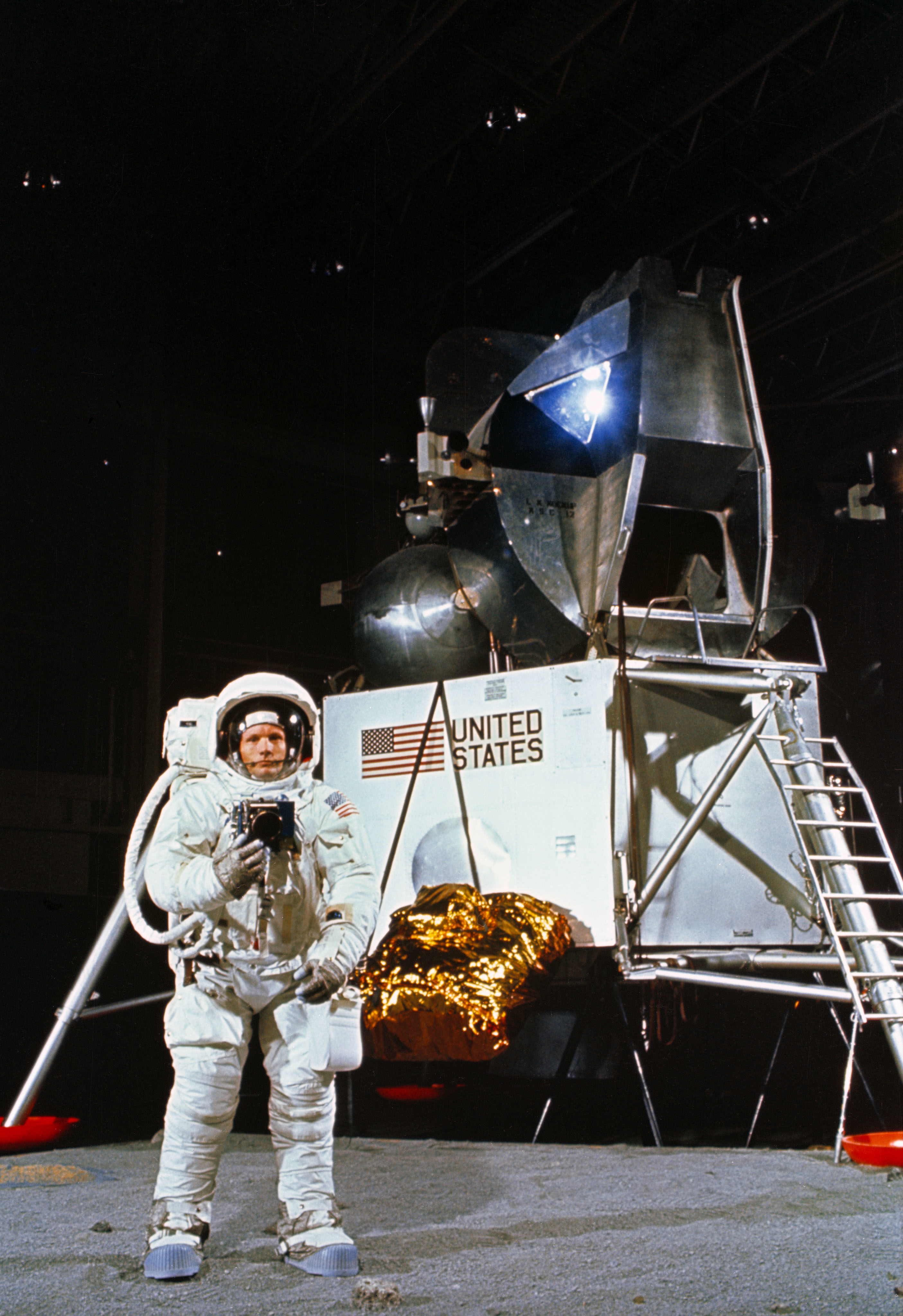 Closeup of Neil Armstrong