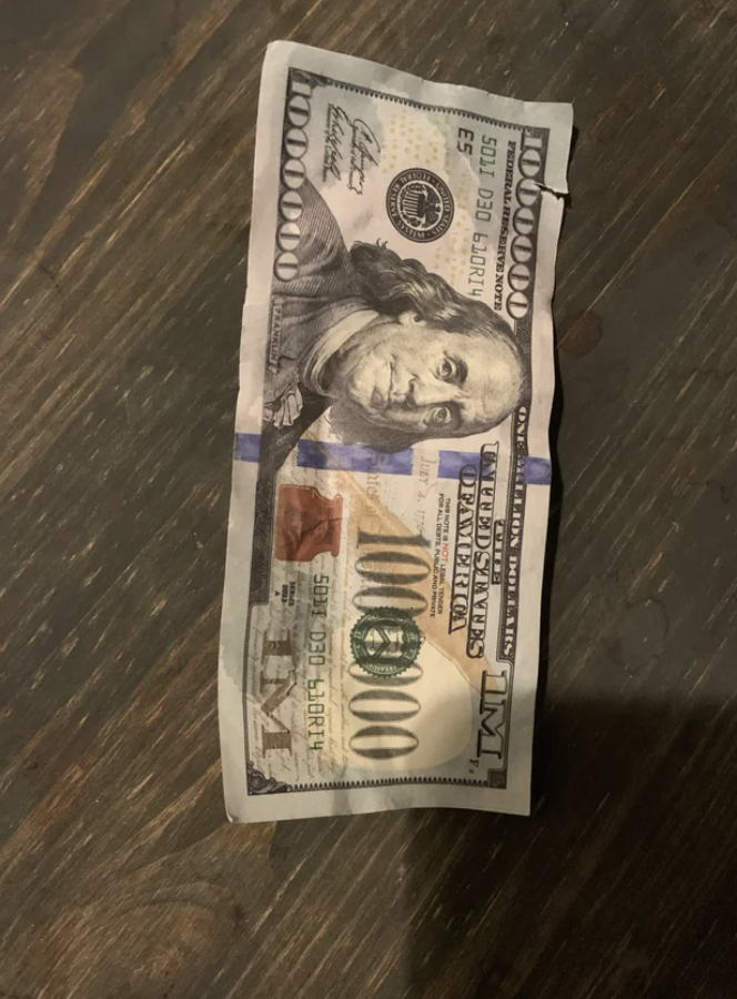 A fake bill