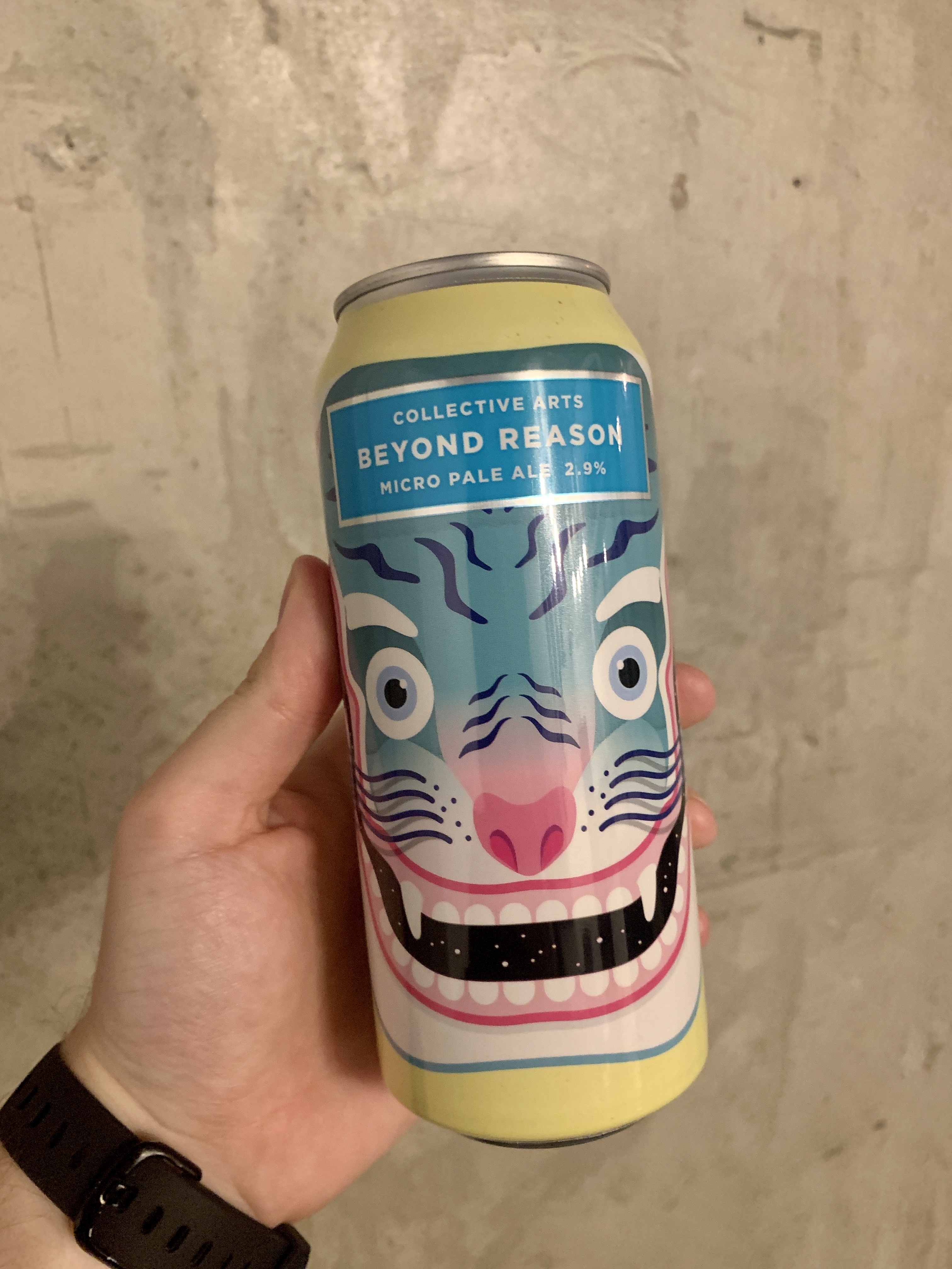 can of collective arts beyond reason micro pale ale low-alc