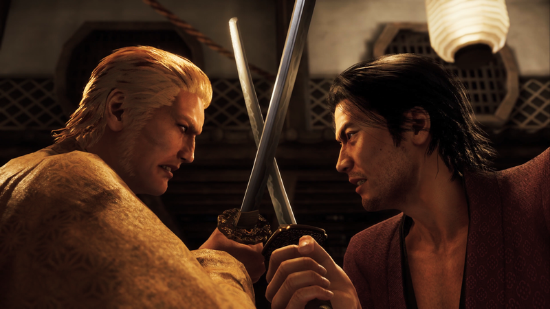 screengrab from the like a dragon: ishin game for ps5