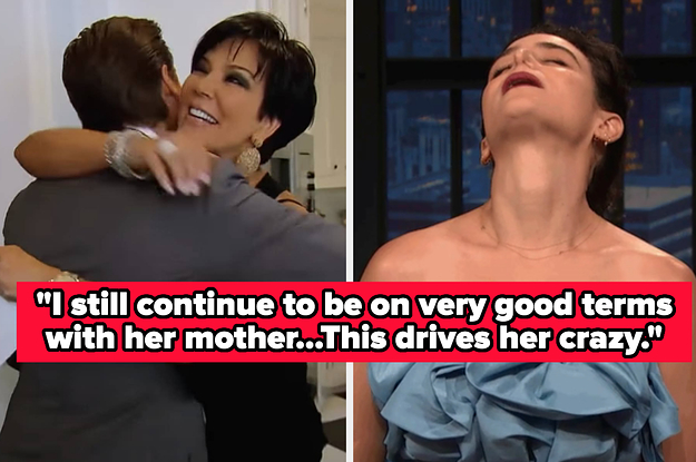 ""I still continue to be on very good terms with her mother, this drives her crazy"