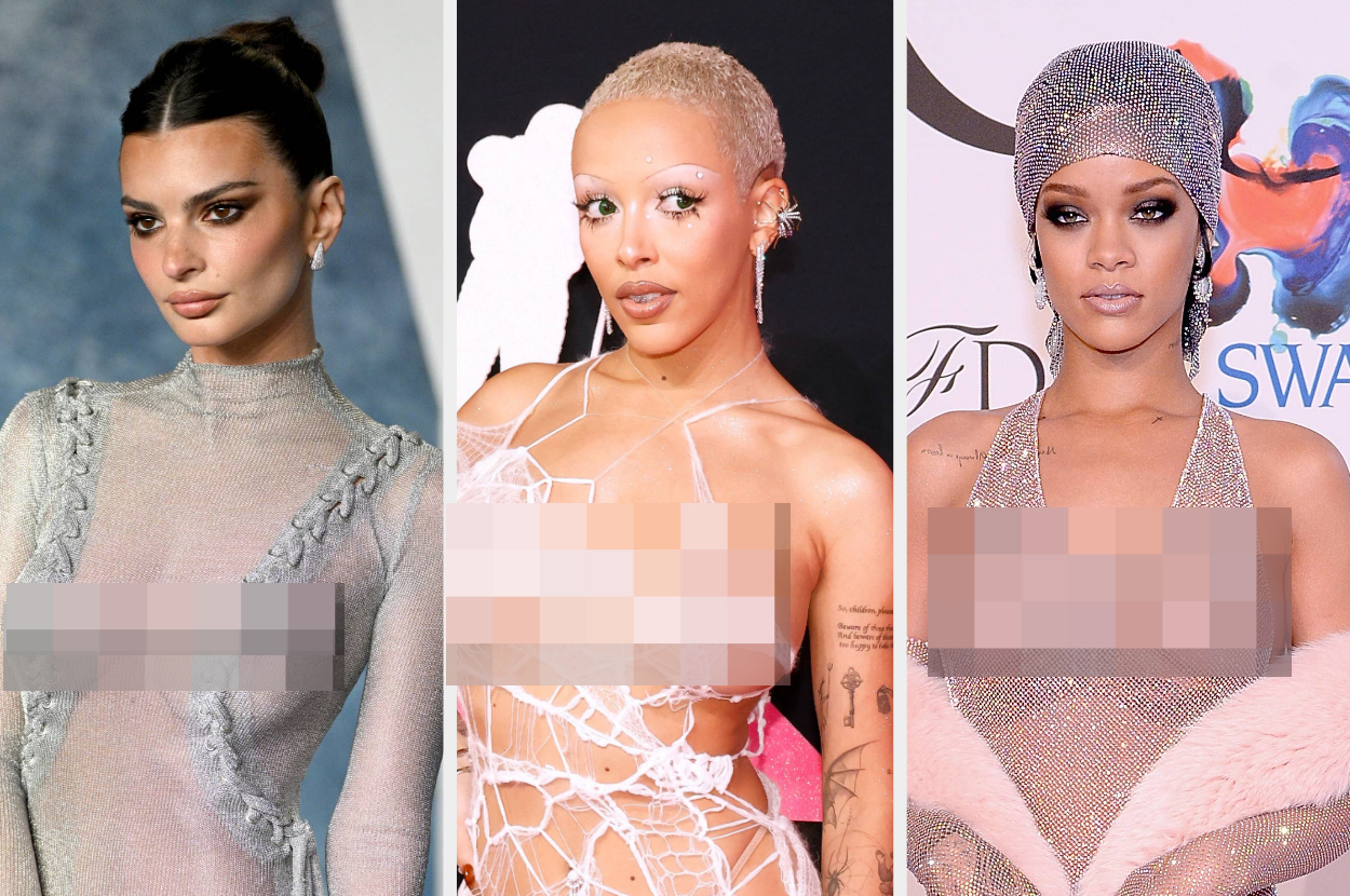 29 Celebrities Rocking Nipples on the Red Carpet