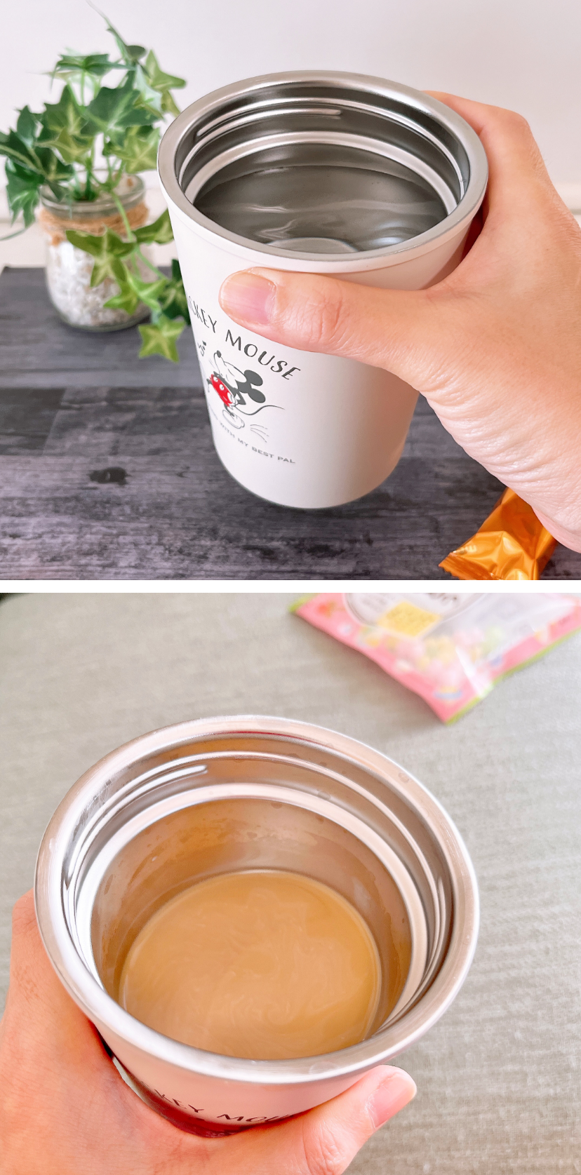 東京ディズニーリゾートのおすすめグッズ「タンブラー蓋付 ミッキー」