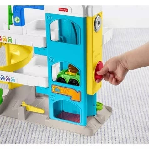 Case Compatible with Fisher-Price Little People Friends & Pets Figure Pack,  30 Grip Toy Storage Organizer for Character Figures (Box Only) 