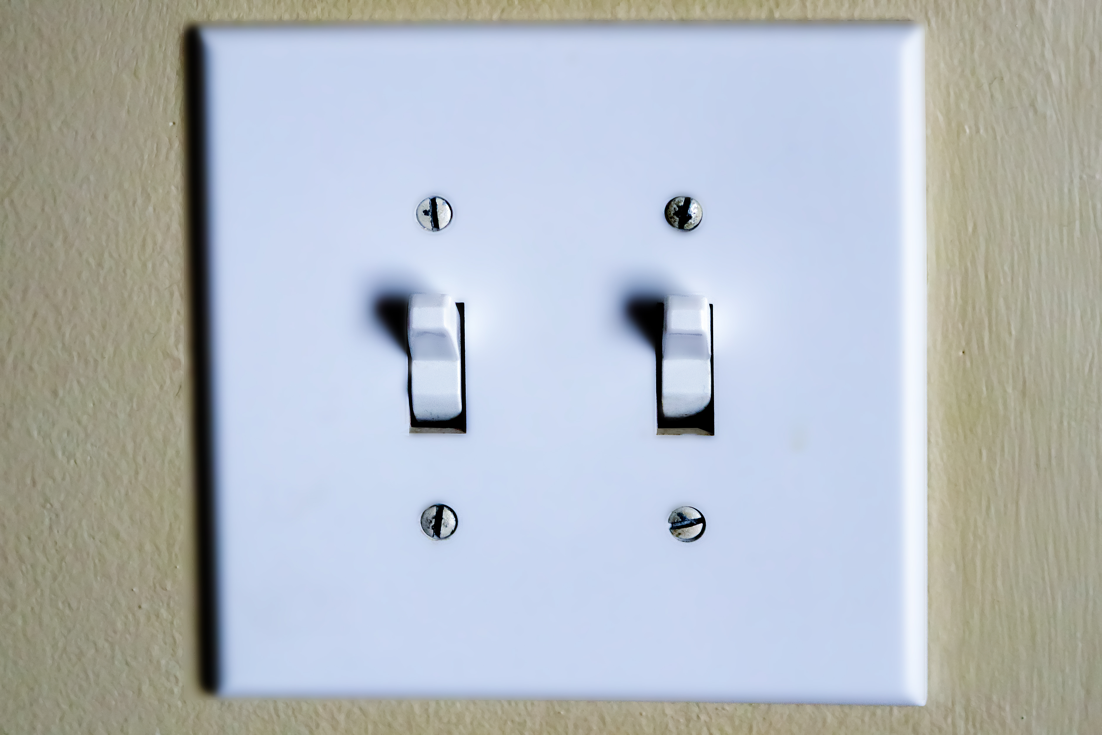 white light switch cover