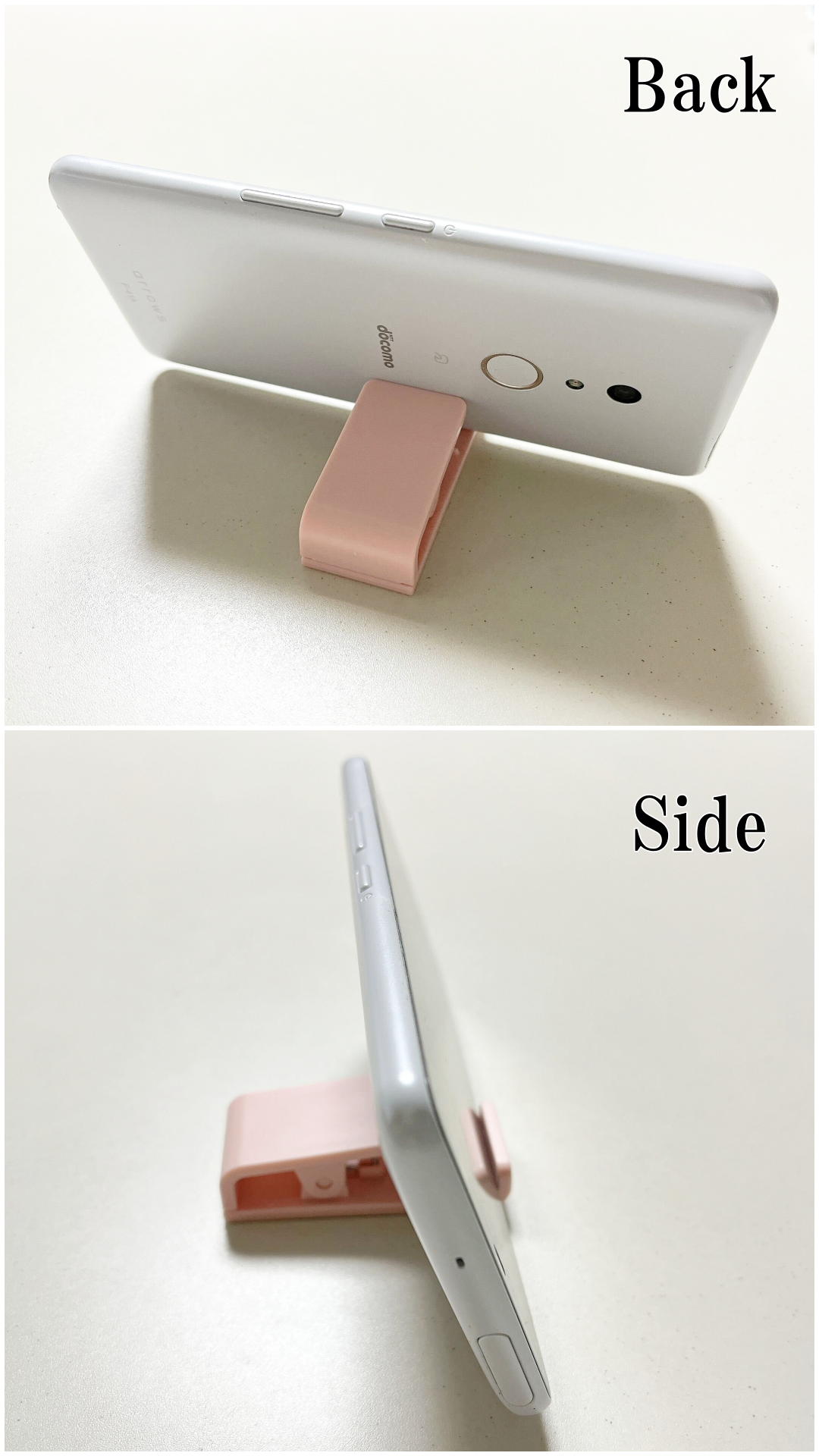 DAISO（ダイソー）のオススメの便利グッズ「スマホが立てられるスタンドクリップ 2P」