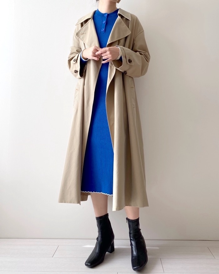 UNIQLO（ユニクロ）のおすすめワンピース「リブニットワンピース（長袖）」