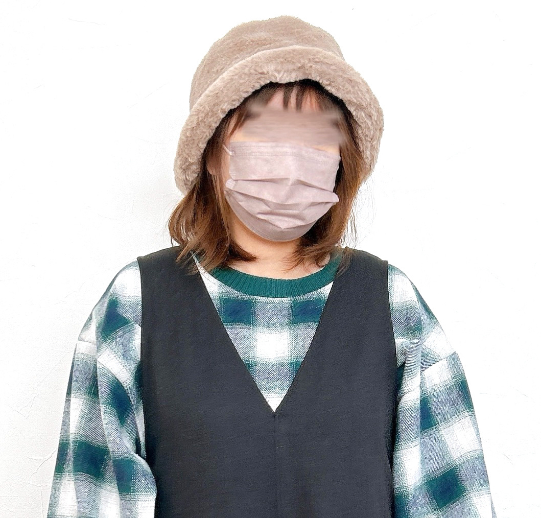 しまむらのオススメ帽子「エコファーバケットハット（MUMU）」