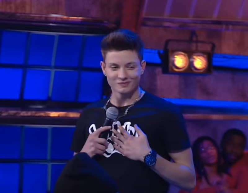 Matt thinking of ways to make Zendaya laugh