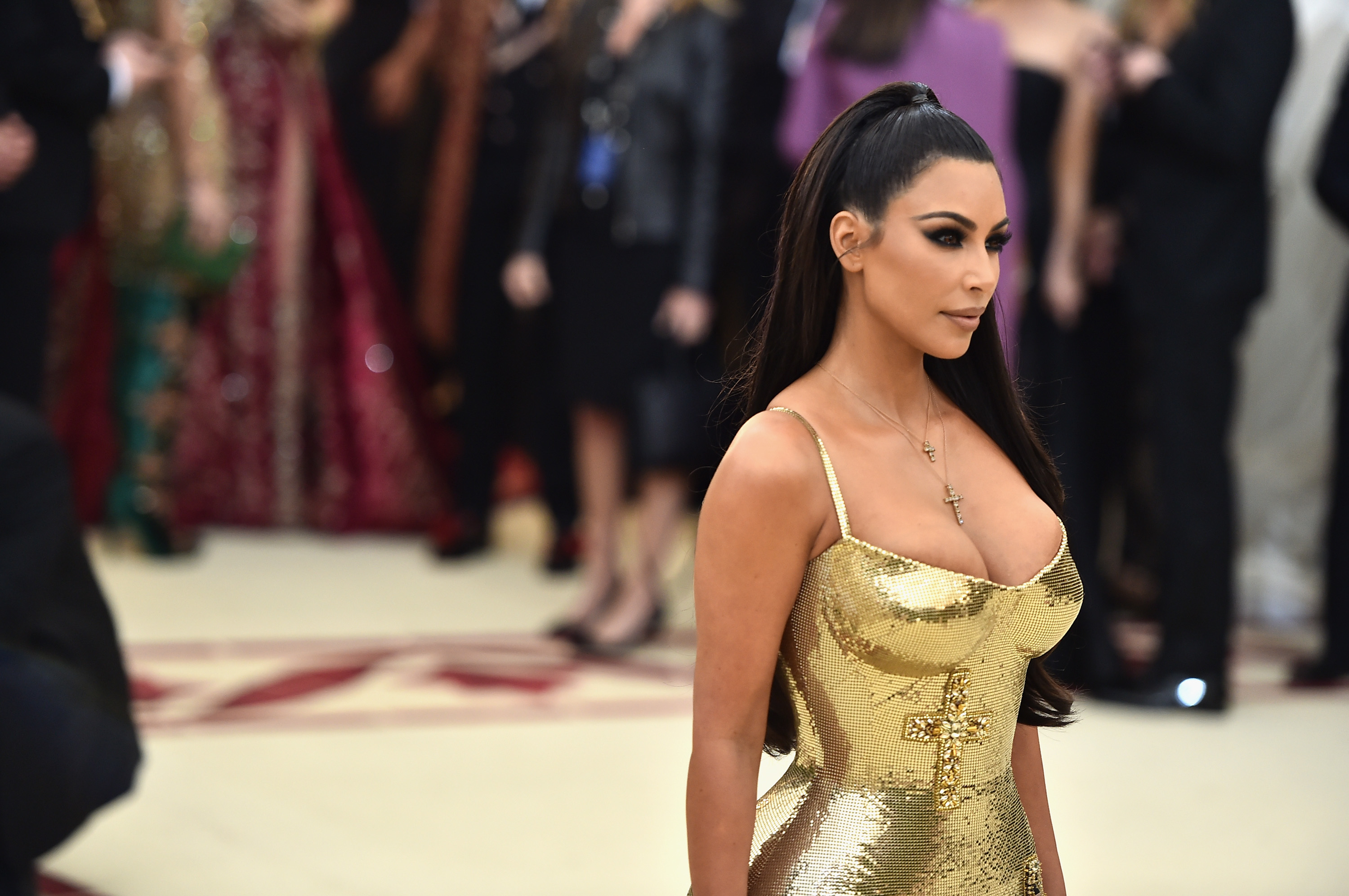 North West Dragged Kim Kardashian's Met Gala Look
