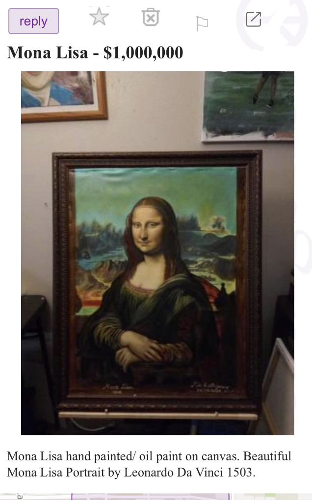 Mona Lisa portrait