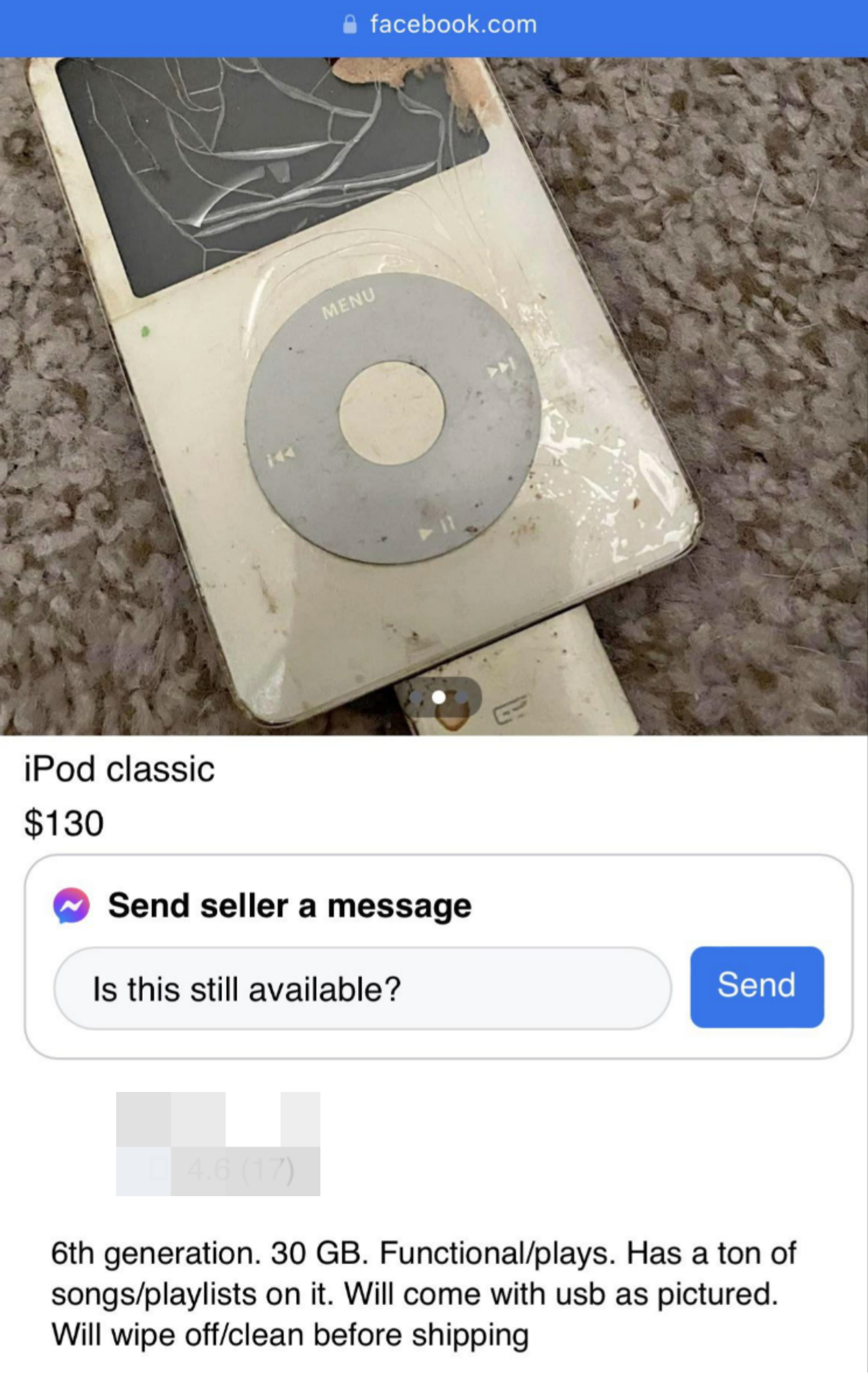 &quot;iPod classic&quot;