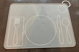 reviewer image of the placemat on a table