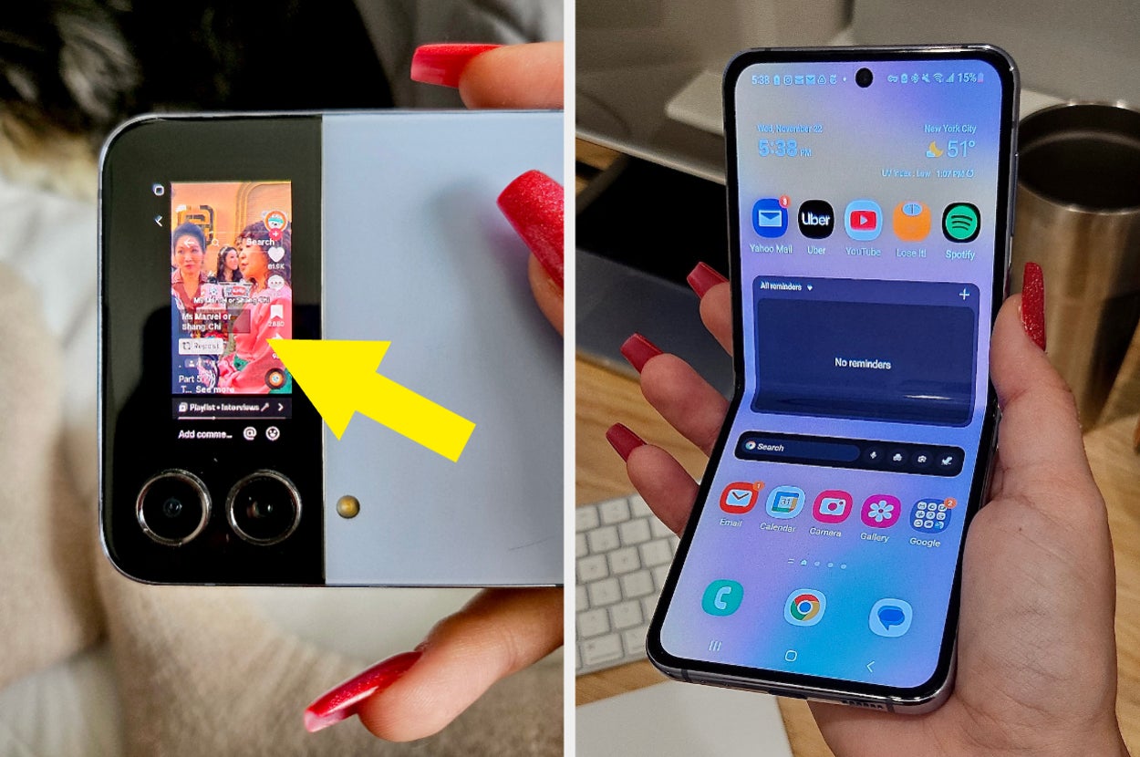 Samsung Galaxy Flip And Flip Comparison Review