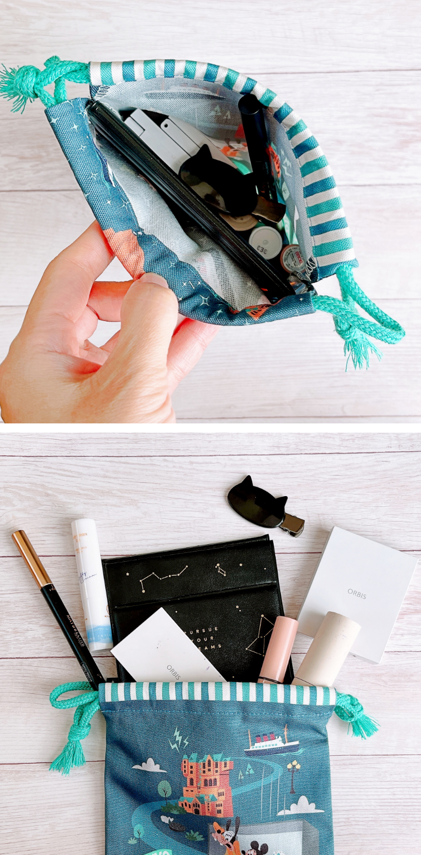 東京ディズニーリゾートのおすすめグッズ「きんちゃく」