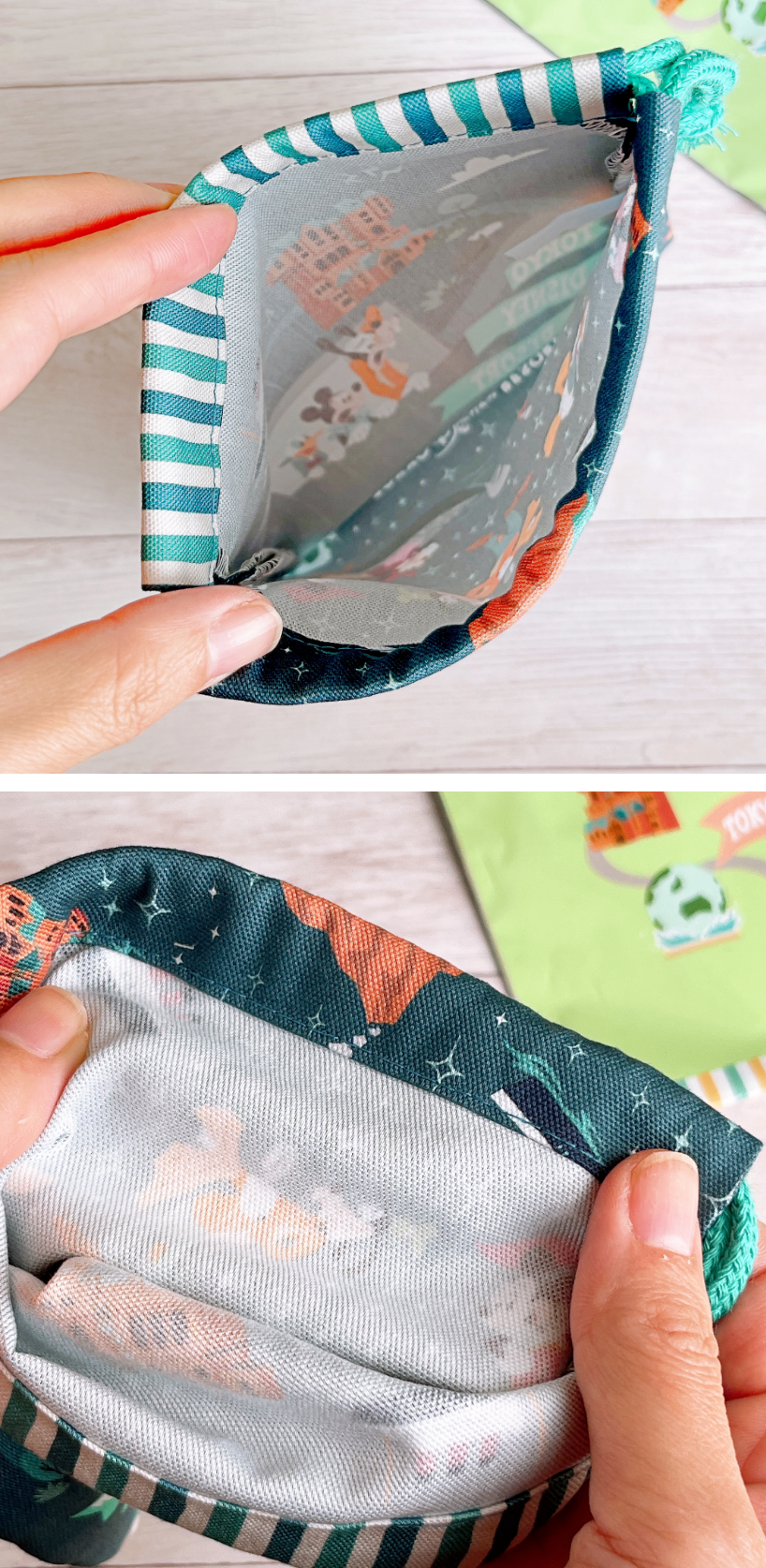 東京ディズニーリゾートのおすすめグッズ「きんちゃく」