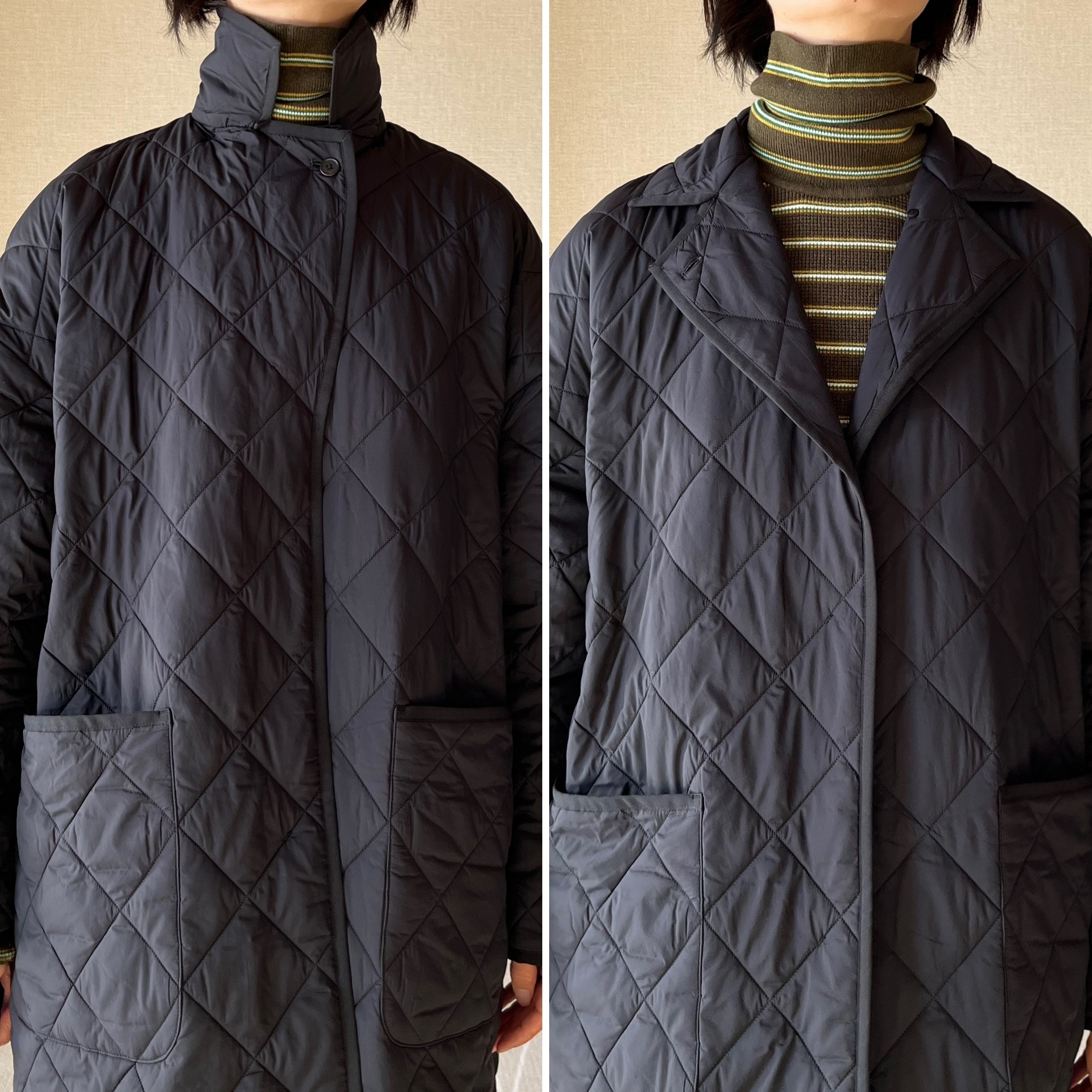 ユニクロのオススメのアウター「パフテックオーバーサイズコート」